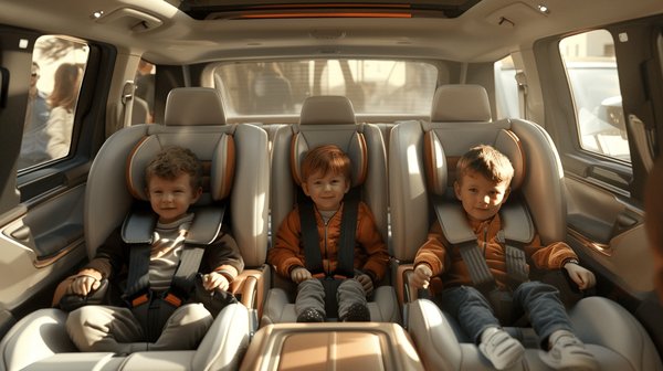 Familiales et sécurisées : voiture 3 isofix pour tribus XXL