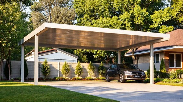Découvrez les avantages d'un carport en aluminium : esthétique et robustesse